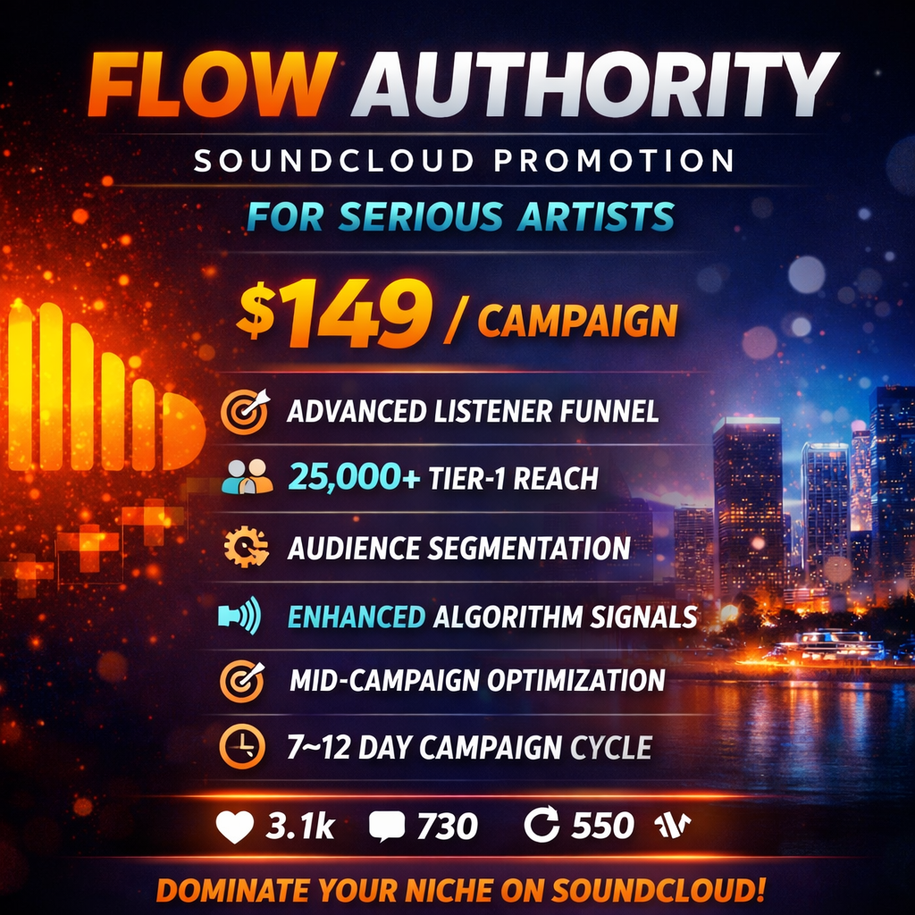 Flow Authority β SoundCloud Promotion for Serious Artists | 25K+ Reach Campaign