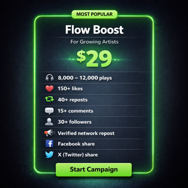 SCFlow Boost SoundCloud Promotion