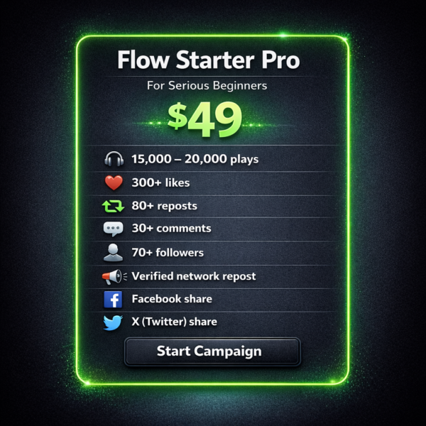 SCFlow Starter Pro SoundCloud Promotion